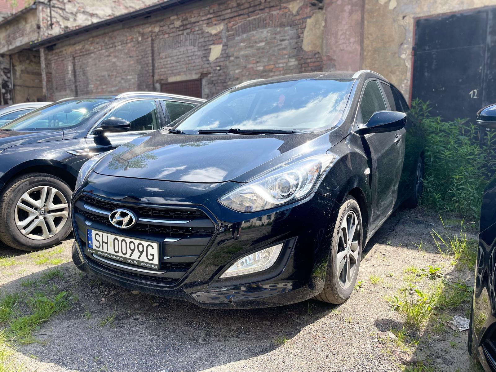 HYUNDAI I30 CZARNY 2017R 