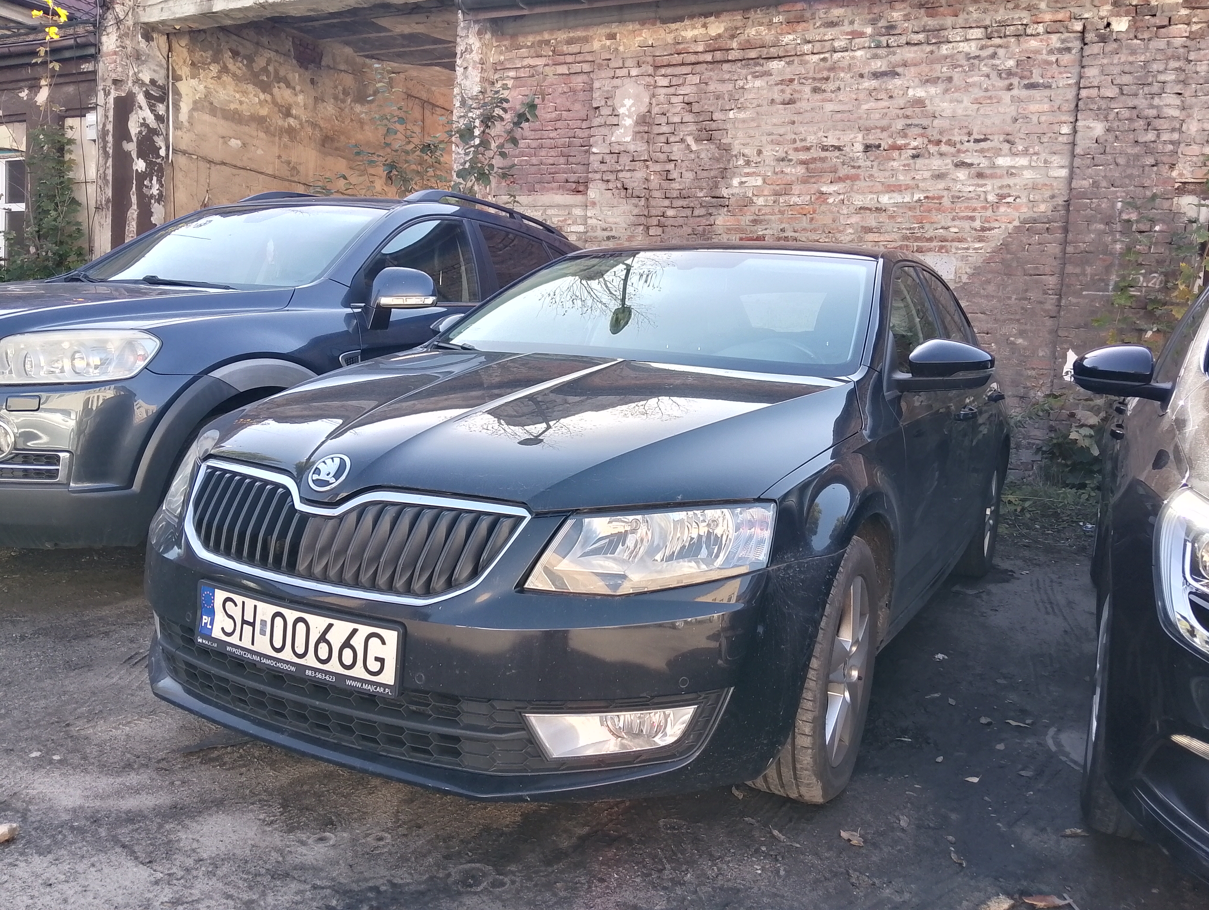 SKODA OCTAVIA CZARNY 2018R 