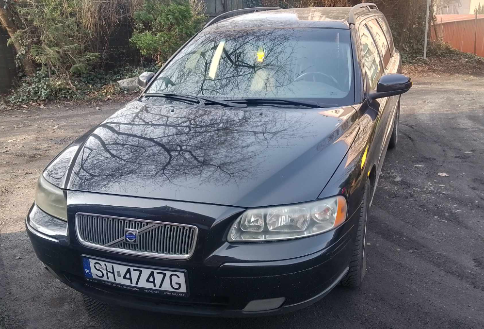 VOLVO V70 CZARNY 2008R 